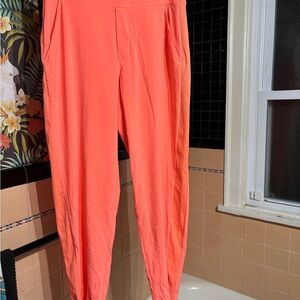 Athleta Brooklyn Mid Rise Ankle Pant Vibrant Coral
